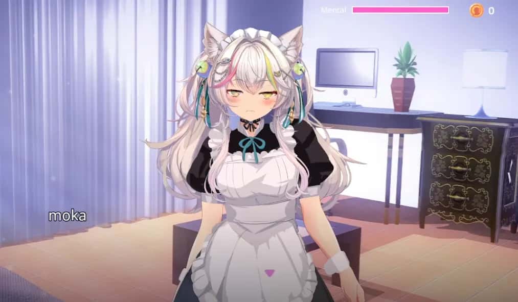情感冲突猫猫～猫咪变成女僕后的激色报恩背景